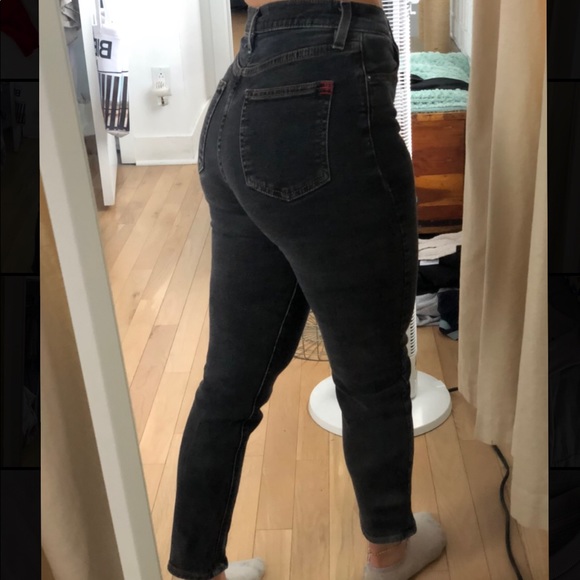 BDG dark gray cropped girlfriend jeans - Picture 3 of 8